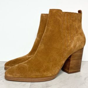 Marc Fisher Alva Pointy Toe Suede Bootie 9.5